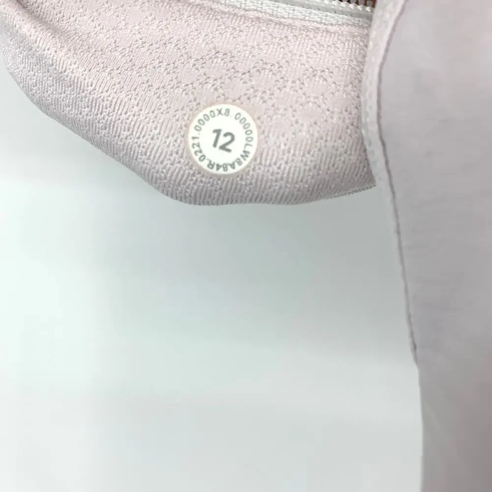 Lululemon Pace Rival Skirt 4 Way Stretch Womens Size 12 Light Pink *READ